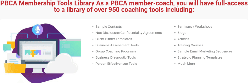 PBCA membership benefits diagram